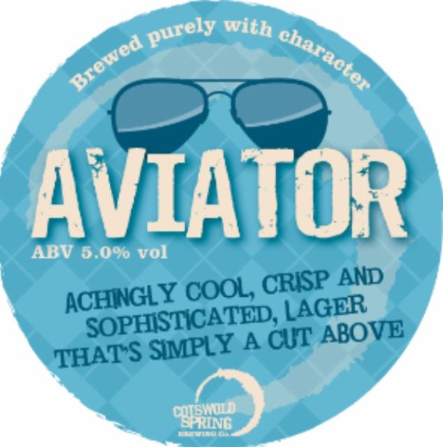 Aviator 5.0%, Cotswold Spring, England