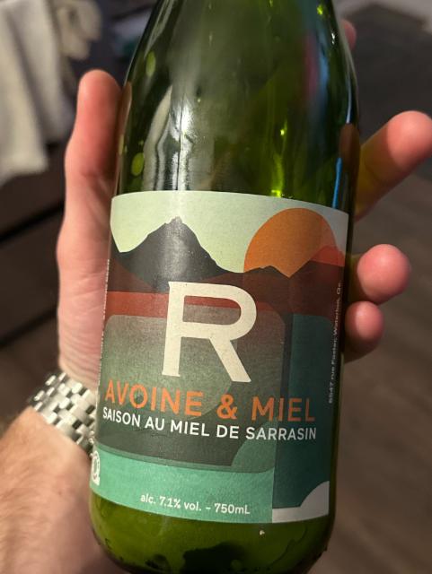 Avoine et miel, Robin - Bière Naturelle