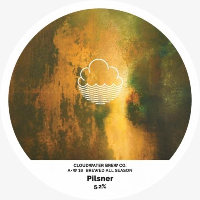 A•W 18 Brewed All Season Pilsner 5.2%, Cloudwater Brew Co., England
