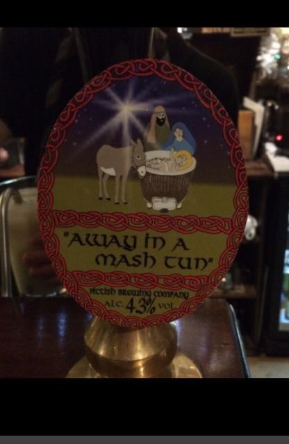 Away In A Mash Tun 4.3%, Pictish Brewing Company, England
