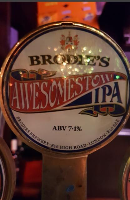 Awesomestow IPA 7.1%, Brodie's, England