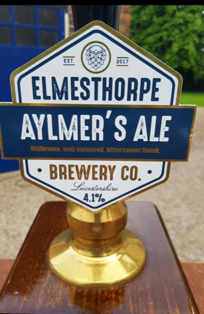 Aylmer's Ale 4.1%, Elmesthorpe Brewery Co., England