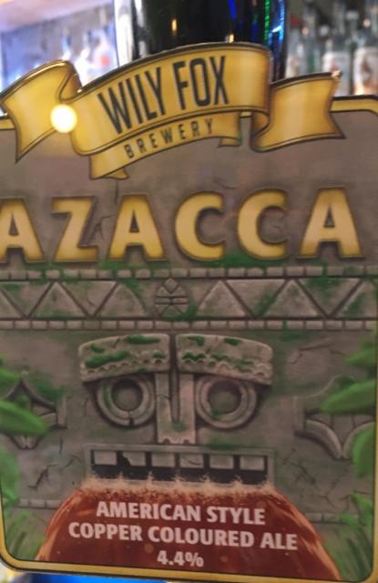 Azacca 4.4%, Wily Fox Brewery Limited, England