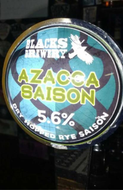 Azacca Saison 5.6%, Blacks Brewery, Ireland