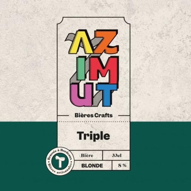 Azimut Triple 8.0%, Azimut Brasserie, France