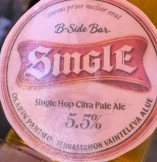 B-Side Bar Single 5.5%, Olarin Panimo, Finland