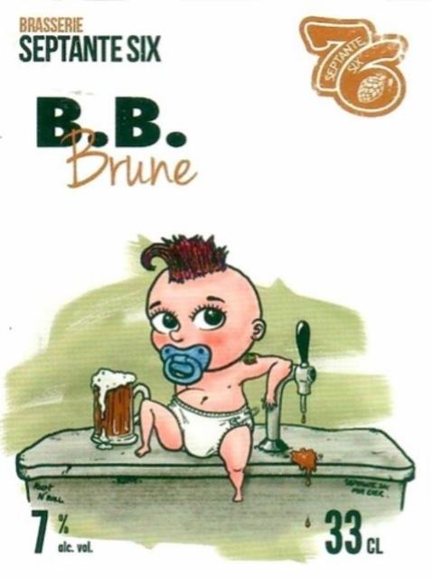 B.B. Brune 7.0%, Brasserie Septante Six, France