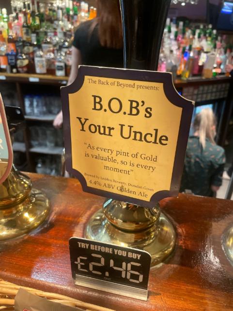 B.O.B's Your Uncle 4.4%, Loddon Brewery, England