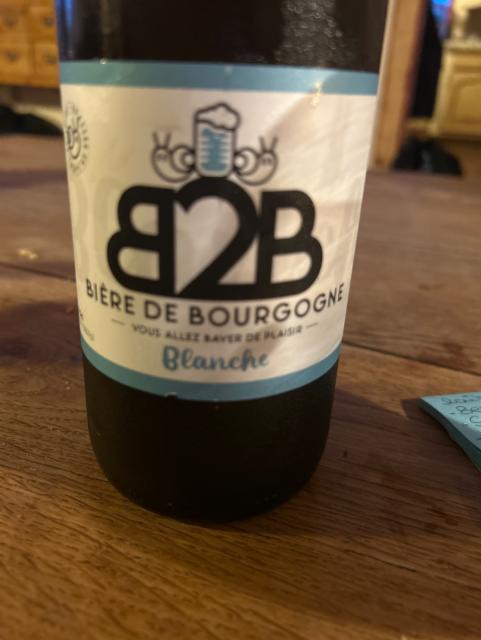 B2B blanche 5.0%, La BAB - Brasserie Artisanale De Bourgogne, France