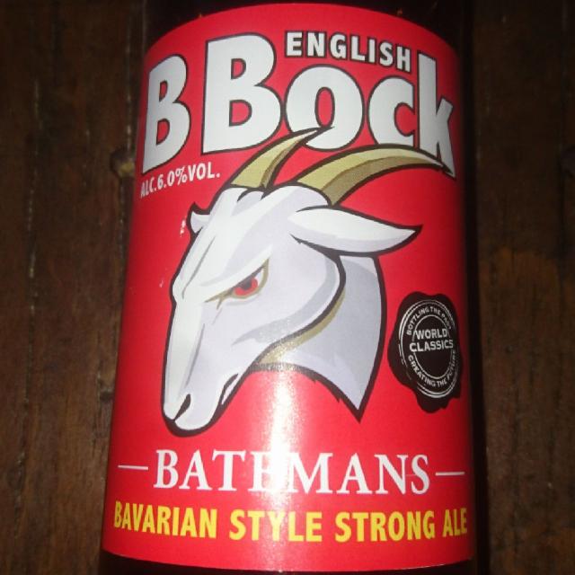 B Bock Beer 6.0%, Batemans Brewery, England