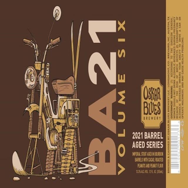 BA21 Vol. 6 13.3%, Oskar Blues Brewery, United States
