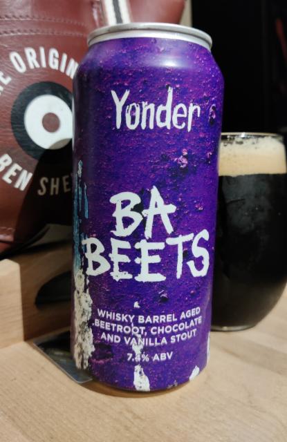 BA Beets 7.4%, Yonder Brewing, England