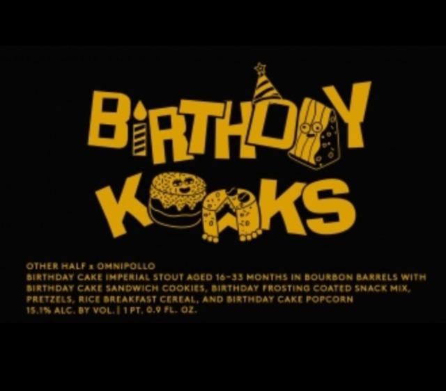 BA Birthday Kooks 15.1%, Other Half Brewing Co., United States