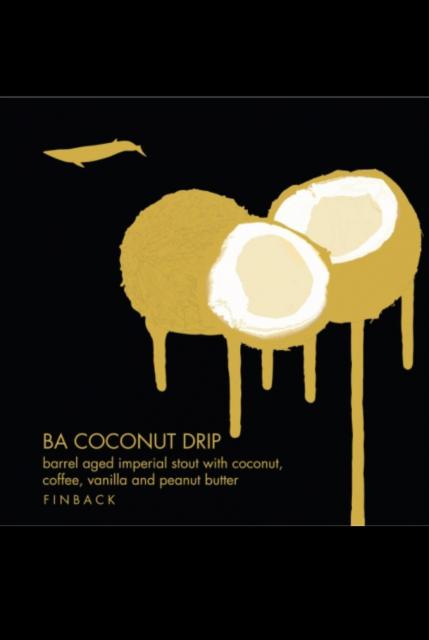 BA Coconut Drip 2022 13.2%, Finback Brewery, United States