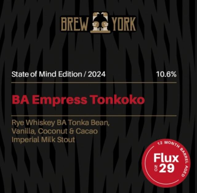 BA Empress Tonkoko 2024 - Rye Whiskey 10.6%, Brew York, England