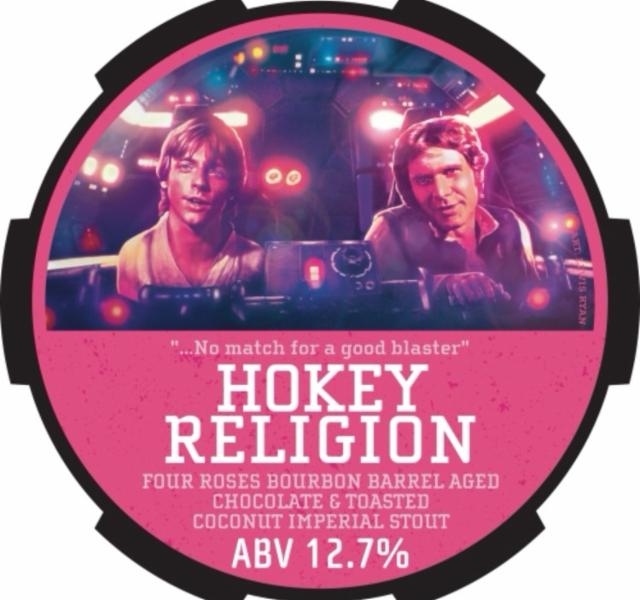 BA Hokey Religion - Four Roses Bourbon Barrel-Aged 12.7%, Emperor's Brewery, England