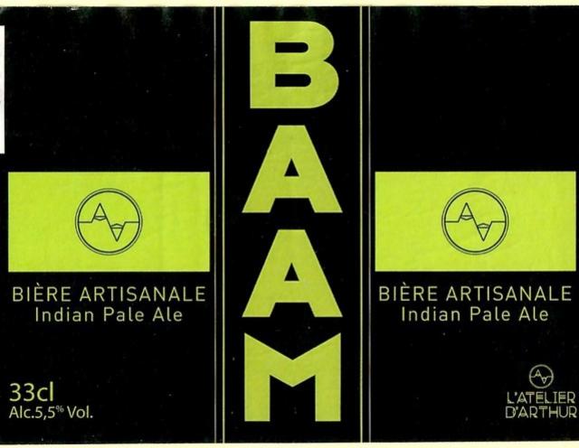 BAAM IPA 5.5%, L'Atelier D'Arthur [Closed], France