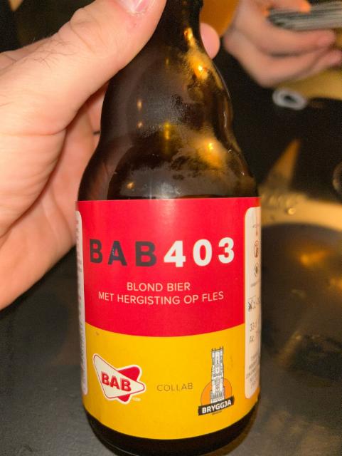 Bab 403 7.5%, Bryggja, Belgium