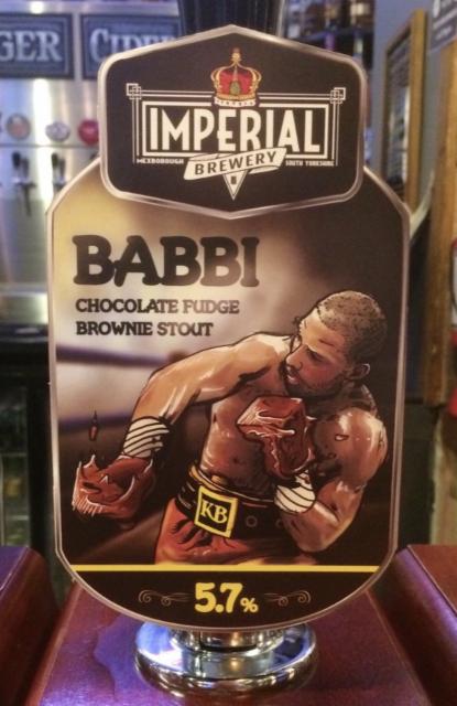 Babbi 5.7%, Imperial Brewery, England