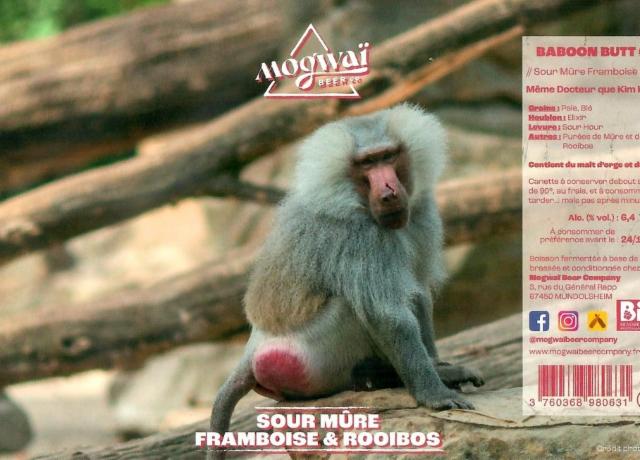 Baboon Butt Color 6.4%, Mogwaï Beer Company, France