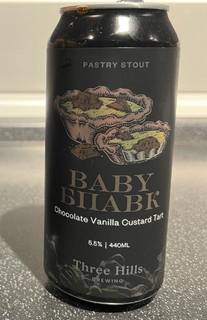 Baby BPAVK / БПАВК Vanilla Custard Tart 5.5%, Three Hills Brewing, England