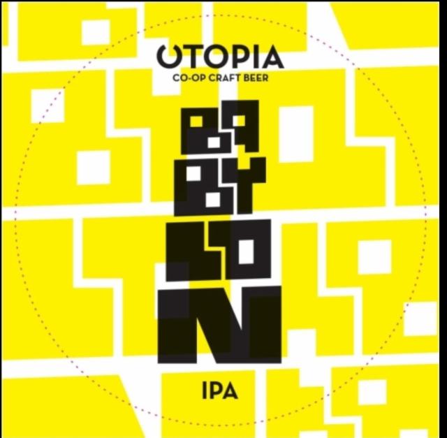 Babylon IPA 6.5%, Utopia Co-Op Craft Beer, Greece