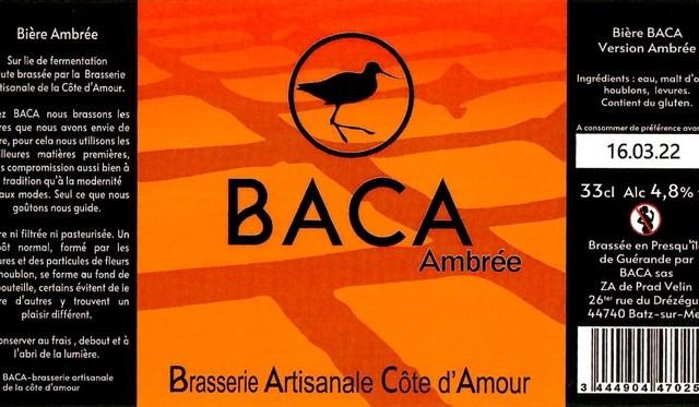 Baca Ambrée, BACA (Brasserie Artisanale De La Côte D'Amour)