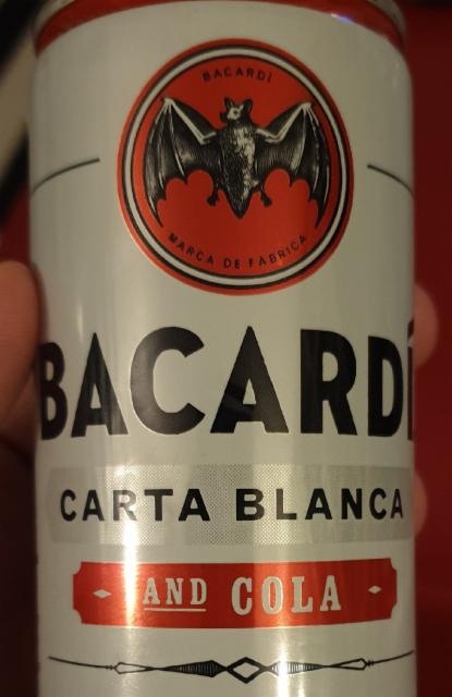 Bacardi Carta Blanca and Cola 7.0%, Bacardi, Bermuda