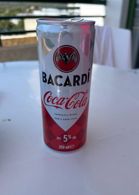 Bacardi mixed with Coca-Cola 5.0%, Coca Cola Company, United States