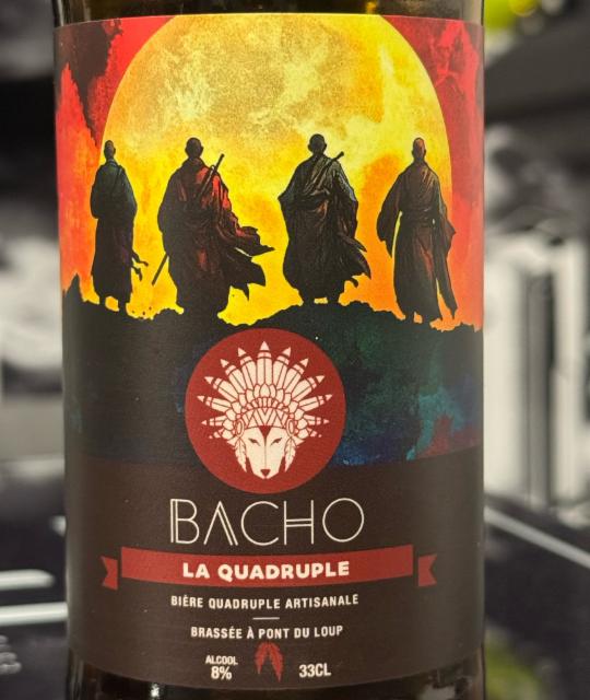 La Quadruple 8.0%, Bacho Brewery, France