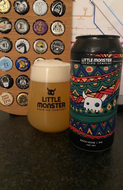 Back Home 6.8%, Little Monster Brewing Co., England