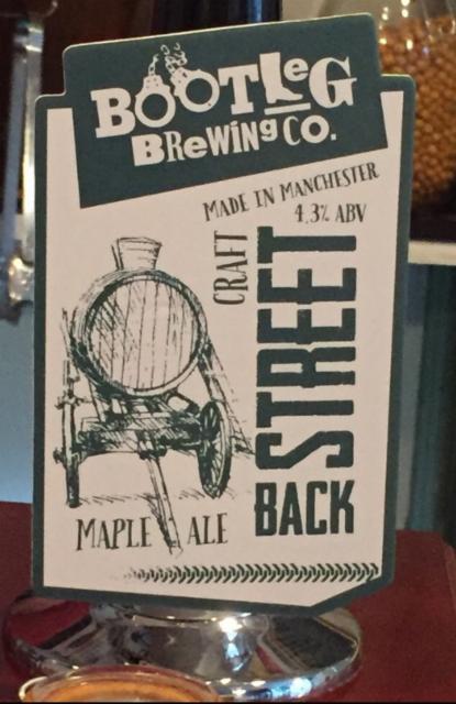 Back Street 4.3%, Bootleg Brewing, England