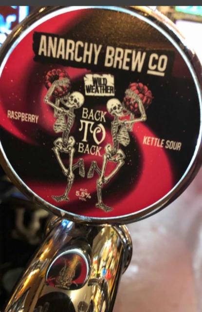 Back To Back 5.5%, Anarchy Brew Co., England