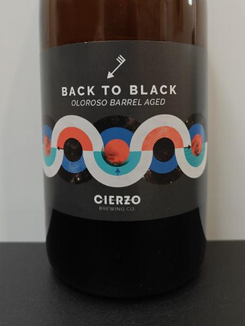 Back to Black Oloroso Barrel Aged 9.0%, Cierzo Brewing Co., Spain