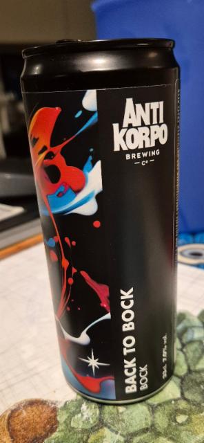 back to bock 7.0%, AntiKorpo Brewing, Italy