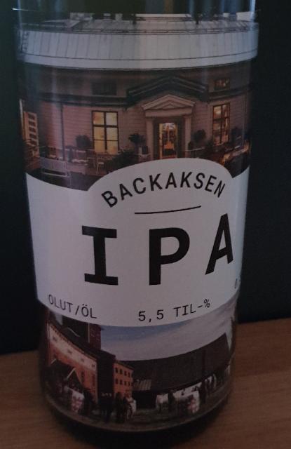 Backaksen IPA 5.5%, Espoon Oma Panimo, Finland