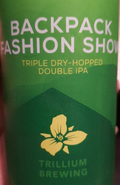 Backpack Fashion Show 8.0%, Trillium Brewing Company, United States