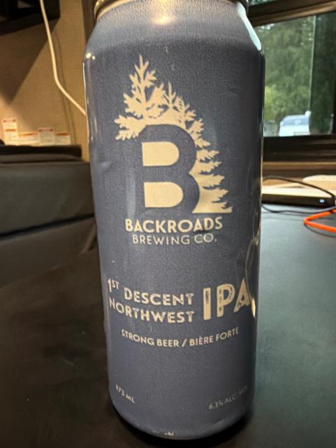 Backroads 1st descent northwest 6.3%, Backroads Brewing Co., Canada