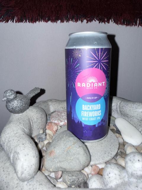 Backyard Fireworks 6.7%, Radiant Beer Co, United States
