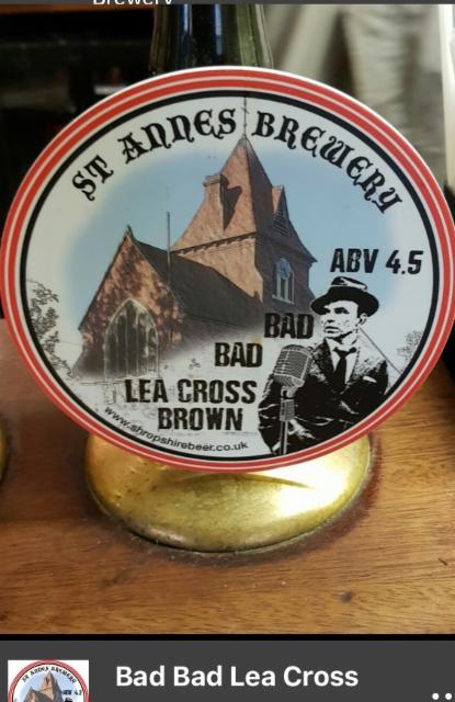 Bad Bad Lea Cross Brown 4.5%, St Annes Brewery, England