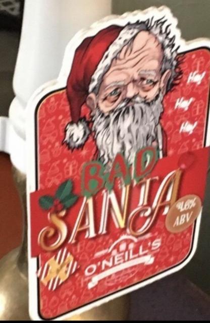 Bad Santa 4.6%, O'Neill's Brewing Company, England
