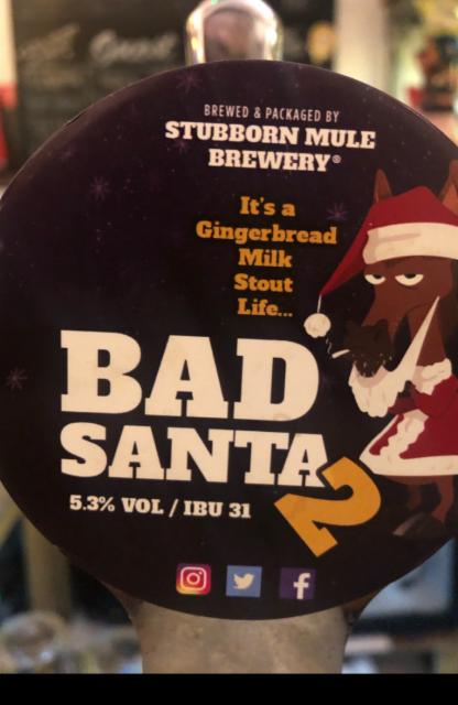 Bad Santa 2 5.3%, Stubborn Mule Brewery, England