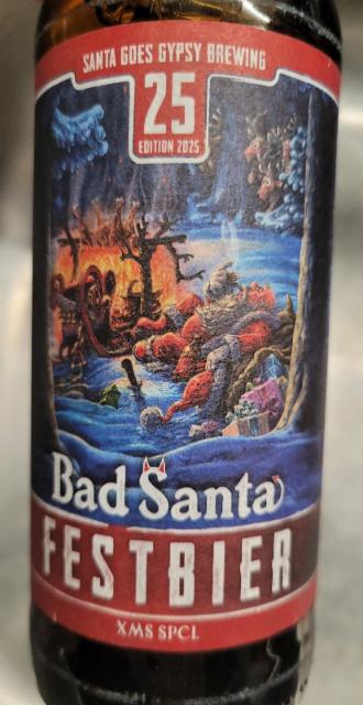 Bad Santa XMS SPCL 2025 Festbier, Brauerei Aldersbacher