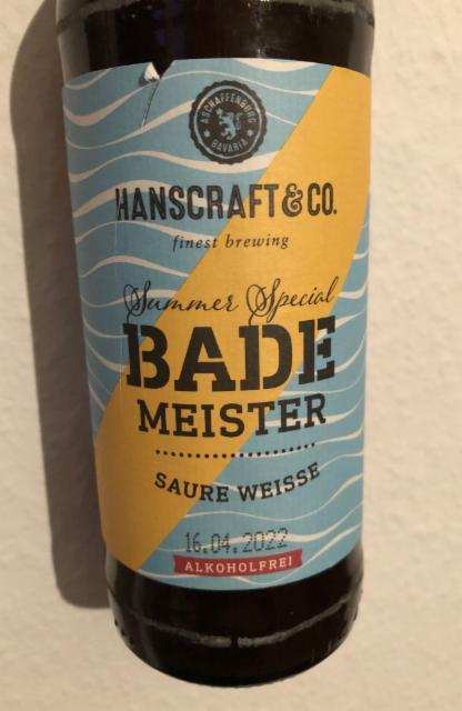 Bade Meister 0.4%, Hanscraft & Co, Germany