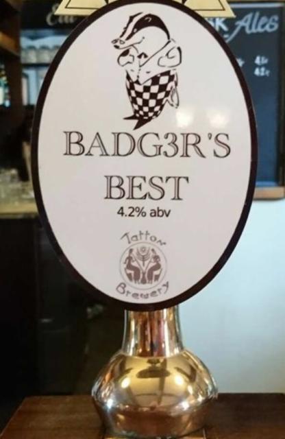 Badg3r's Best 4.2%, Tatton Brewery, England
