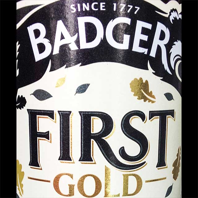 Badger First Gold 4.0%, Hall & Woodhouse, England