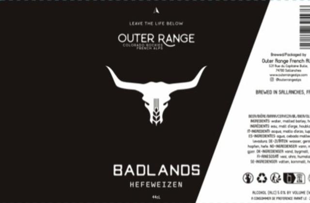 Badlands 5.0%, Outer Range Brewing Co. (France), France