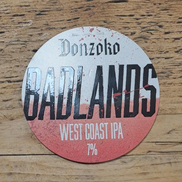 badlands 7.0%, Donzoko Brewing, Scotland