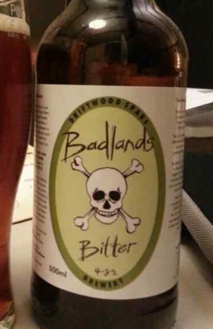 Badlands Bitter 4.8%, Driftwood Brewery, England