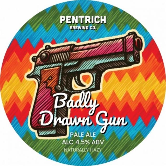 Badly Drawn Gun 4.5%, Pentrich Brewing, England
